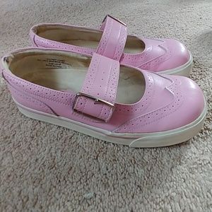 Pink T.U.K. Mary Janes